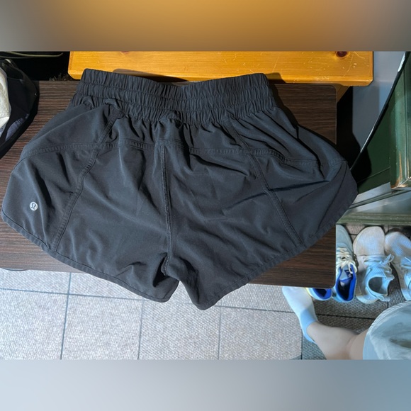 Lululemon black running shorts. - Picture 3 of 6
